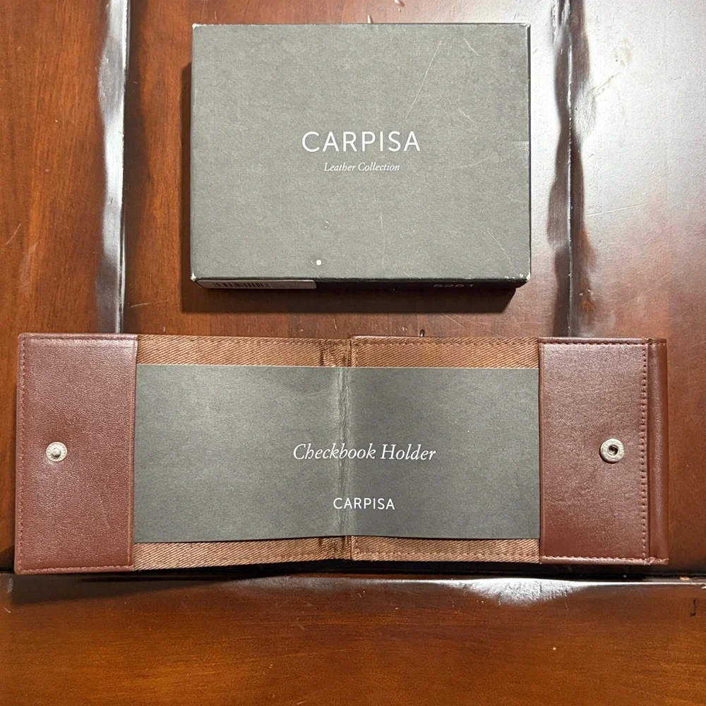 CARPISA Leather Collection Brown Leather Wallet